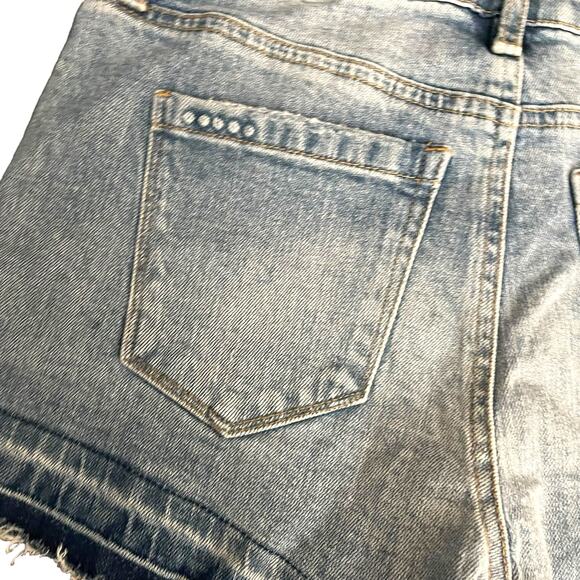 Blank NYC Denim Shorts Women's 28 High Potential The Essex Classic Cut-off NWT - Picture 10 of 11